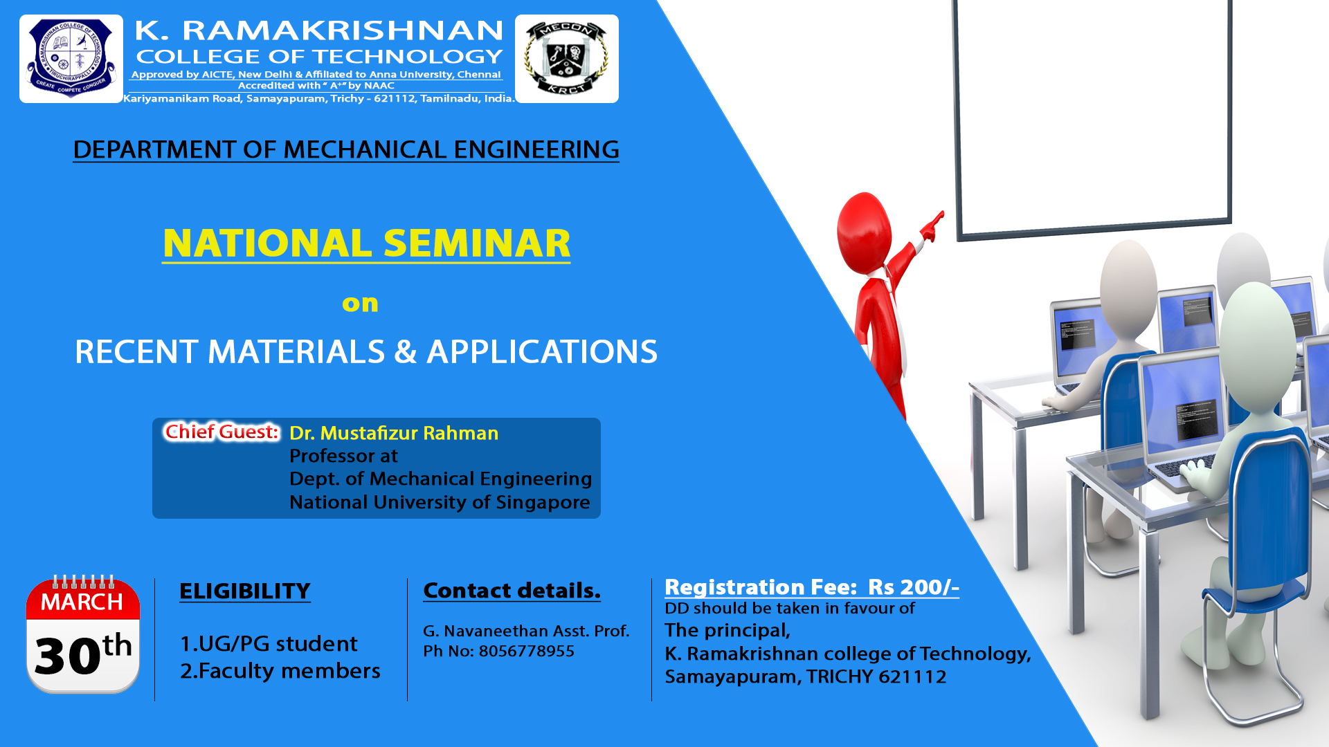 National Seminar on Material and applications